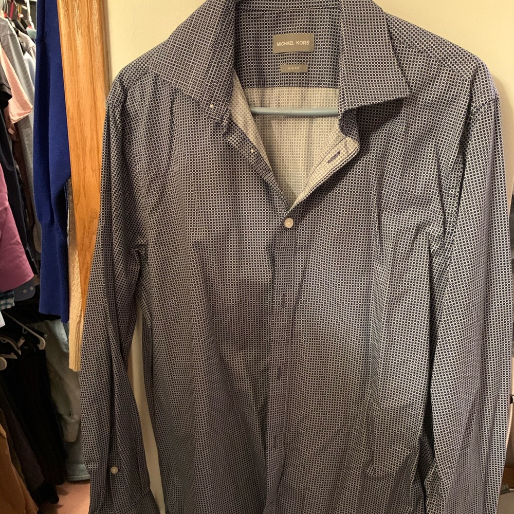 Mens Michael Kors casual button up
